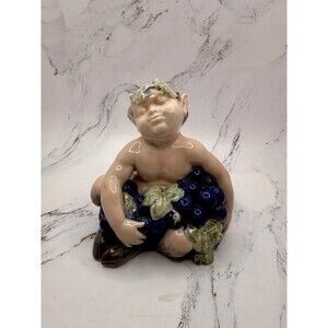 Royal Copenhagen 2361 Pan Satyr Faun w/ Grapes, 5.5" TALL  (1950s–60s) vintage